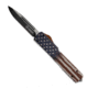 Krate Tactical American Flag OTF Knife, KRT-OTF-SSAC-AAK-S0D2K
