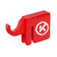 Krate Tactical T-Post Elephant Brackets, KRT-TPB-GOP-RED