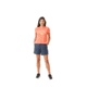Krimson Klover Aila Solid Short Sleeve Tops - Womens, Live, Large, S23116P-681-L