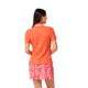 Krimson Klover Dina 1/4 Zip Polos - Womens, Coral, Extra Small, S23129-622-XS