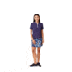 Krimson Klover Dina 1/4 Zip Polos - Womens, Indigo, Large, S23129-405-L