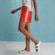 Krimson Klover Eloise Shorts - Womens, Coral, Extra Small, S23114-622-XS