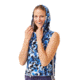 Krimson Klover Gracie Long Sleeve Hoodies - Womens, Floral S. Blue, Small, S23156P-658-S