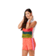 Krimson Klover Gracie Long Sleeve Hoodies - Womens, Landscape Coral, Extra Small, S23156P-667-XS