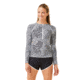 Krimson Klover Mae Swimshirts - Womens, Mtn Floral Black, Medium, S23144P-652-M