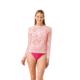 Krimson Klover Mae Swimshirts - Womens, Mtn Floral Coral, Large, S23144P-657-L