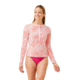 Krimson Klover Mae Swimshirts - Womens, Mtn Floral Coral, Large, S23144P-657-L
