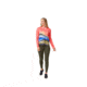 Krimson Klover Sara Long Sleeve Sunshirts - Womens, Sunburst Coral, Small, S23145-692-S