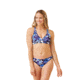 Krimson Klover Tilly Bikini Tops - Womens, Floral S. Blue, Large, S23134P-658-L
