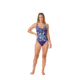 Krimson Klover Tilly Tankini Tops - Womens, Floral S. Blue, Extra Large, S23135P-658-XL