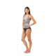 Krimson Klover Tilly Tankini Tops - Womens, Mtn Floral Black, Small, S23135P-652-S
