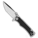 Krudo Krudo Karsino 10 LTE Frame Lock Knife 3.5" Satin, Black, 8Cr13MoV, adult, BHQ-124832