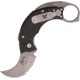 Krudo SNAG 2.1 Folder Part Serrated Folding Knife,2.25in,Partially Serrated,Stonewash,Black,Aluminum Handle SNGSR21