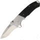 Krudo VINIX Framelock Folding Knife,3.5in,N690 Steel,Standard Edge,Drop Point,Stonewash,Black,G10 Handle SNG246