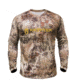 Kryptek Hyperion Long Sleeve Crew With Logo - Mens, Highlander, Extra Small, 19HYPLSLH2