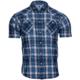 Kryptek Tartan LT WT SS Flannel - Mens, Indigo, XXL/Reg, 22TARFING7