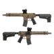 Krytac / KRISS USA Full Metal Trident MKII CRB Airsoft AEG Rifle, 400 FPS, Dark Earth, Large, KTAEG-TR2CRB-FDE01