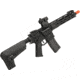 Krytac / KRISS USA Full Metal Trident MKII-M CRB Airsoft AEG Rifle, Black, Large, KTAEG-TR2CRBM-BK01