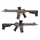 Krytac / KRISS USA Full Metal Trident MKII-M CRB Airsoft AEG Rifle, Dark Earth, Large, KTAEG-TR2CRBM-FDE01