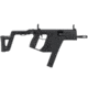 Krytac / KRISS USA Licensed Kriss Vector Airsoft AEG SMG Rifle, Black, Large, KTAEG-VSMGF-BK01