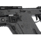 Krytac / KRISS USA Licensed Kriss Vector Airsoft AEG SMG Rifle, Black, Large, KTAEG-VSMGF-BK01