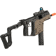 Krytac / KRISS USA Licensed Kriss Vector Airsoft AEG SMG Rifle, Dual Tone, Large, KTAEG-VSMGF-2T01