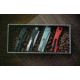 Kubey Akino Black Folding Knife, 4in Closed, 3in Bead Blast 14C28N Sandvik SS Blade, Black G10 Handle, KU2102A