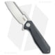 Kubey Atlas Folding Knife, 3.31in, Sandvik 14C28N, Sheepsfoot Blade, G10 Black Handle, Gray/Black, 7.80in, BHQ-217410