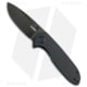 Kubey Belus Folding Knife, 2.95in, AUS-10, Drop Point Blade, G10 Black Handle, Black/Black, 7.10in, BHQ-192557