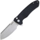 Kubey Creon Folding Knife, 4in Closed, 2.88in Bead Blast AUS-10A Stainless Steel Blade, Black G10 Handle, KU336E