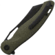 Kubey Drake Linerlock Green G10 Folding Knife, 3.88" sand blast finish AUS-10A stainless blade, Green G10 handle, KB239B