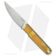 Kubey Fixie Fixed Blade Knife, 3.11in, Sandvik 14C28N, Drop Point Blade, Ultem Yellow Handle, Gray/Yellow, 6.97in, BHQ-195207