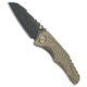 Kubey Knives Kubey Knives Steeltle Frame Lock Knife Bronze Stonewash Titanium 2.4" Black SW, Bronze, Bohler M390, adult, BHQ-211090