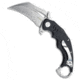 Kubey Knives Kubey Knives Wrath Liner Lock Karambit Knife Black G-10 2.7" Bead Blast, Black, Sandvik 14C28N, adult, BHQ-200572
