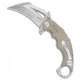 Kubey Knives Kubey Knives Wrath Liner Lock Karambit Knife Tan G-10 2.7" Bead Blast, Tan, Sandvik 14C28N, adult, BHQ-200573