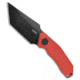 Kubey Knives Kubey Knives Yokai Fixed Blade Knife Red G-10 4.8" Black SW, Red, 14C28N, adult, BHQ-211083