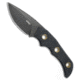 Kubey Knives Kubey Willumsen Hunter Fixed Blade Drop Point Knife Black G-10 3.4" Black SW, Black, 14C28N, adult, BHQ-200449