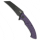 Kubey Anteater Folding Knife, 3.43in, 14C28N, Hawkbill Blade, G-10, Purple Handle, Purple/Black, 8.03 inch, BHQ-222802