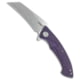 Kubey Anteater Folding Knife, 3.43in, 14C28N, Hawkbill Blade, G-10, Purple Handle, Purple/Gray, 8.03 inch, BHQ-222803