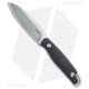 Kubey Dust Devil Fixed Blade Knife, 3.23in, Sandvik 14C28N, Spear Point Blade, Micarta Black Handle, Gray/Black, 7.99in, BHQ-200434