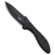 Kubey Ruckus Folding Knife, 3.31in, AUS 10A, Drop Point Blade, G-10, Black Handle, Black/Black, 8.03 inch, BHQ-221827