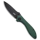 Kubey Ruckus Folding Knife, 3.31in, AUS 10A, Drop Point Blade, G-10, Green Handle, Green/Black, 8.03 inch, BHQ-221761