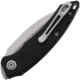 Kubey Leaf Linerlock Black