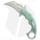 Kubey Mini Wrath Folding Knife, 2.44in, Sandvik 14C28N, Hawkbill Blade, G10 Jade Handle, Gray/Jade, 6.89in, BHQ-203233
