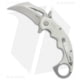 Kubey Mini Wrath Folding Knife, 2.44in, Sandvik 14C28N, Hawkbill Blade, G10 White Handle, Gray/White, 6.89in, BHQ-202994