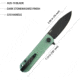 Kubey NEO Linerlock Jade BSW