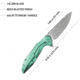 Kubey Nova Framelock Green Titanium