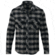 Kuiu Base Camp HW Flannel Shirt - Mens, Grey Plaid, XL, 98024-GP-XL