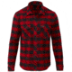 Kuiu Base Camp HW Flannel Shirt - Mens, Red Plaid, XL, 98024-DR-XL