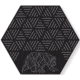Kuma Outdoor Gear Hex Striped Peaks Outdoor Mat, 11ft6in, Black/Grey , NEW AVAILABLE SS26, 906-KM-HSP-GB-11